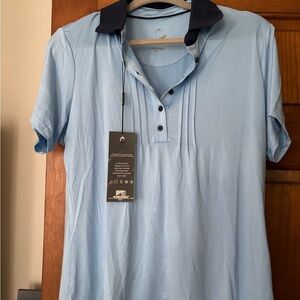 Head Light Blue Short Sleeve golf shirt